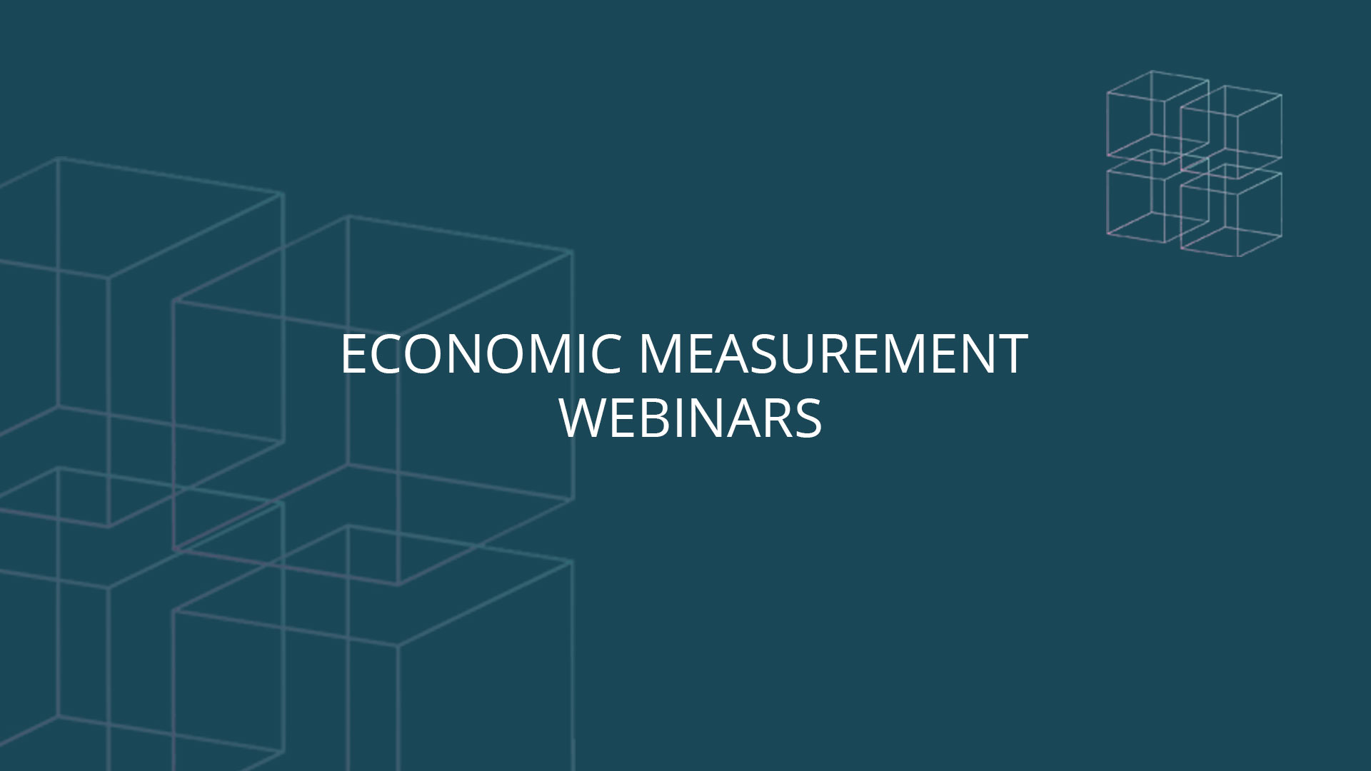Winter 2022 ESCoE Economic Measurement Webinars ESCoE ESCoE