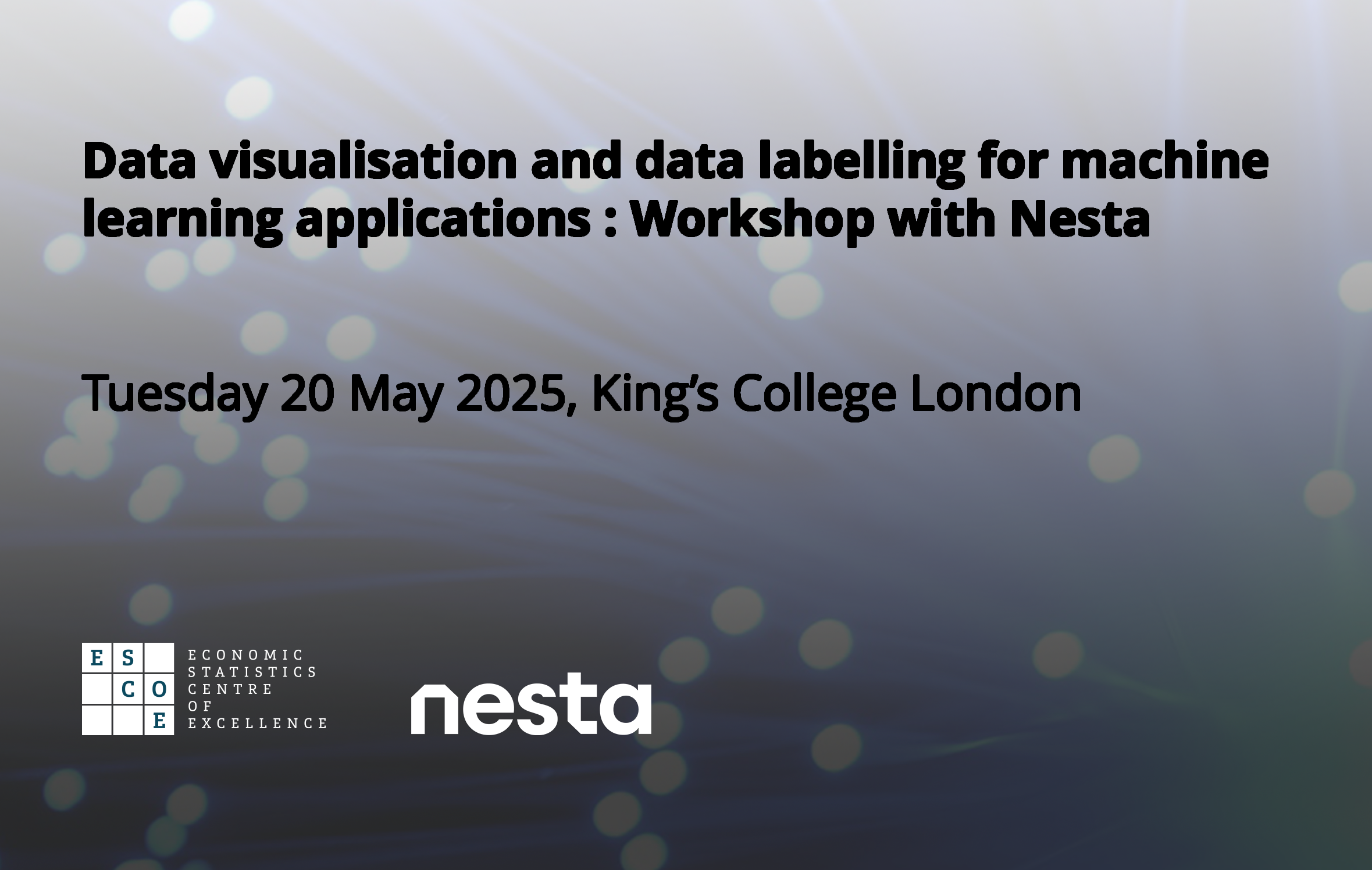Data visualisation and data labelling for machine learning applications ...